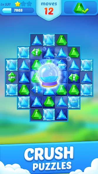 Jewel Crush™ - Match 3 Legend — скриншот 3