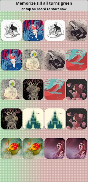 Picture Matching Memory Game — скриншот 1