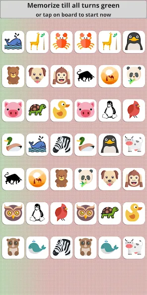 Picture Matching Memory Game — скриншот 3