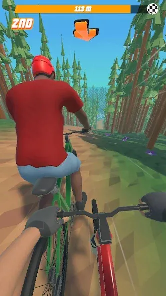 Bike Hill 3D — скриншот 1