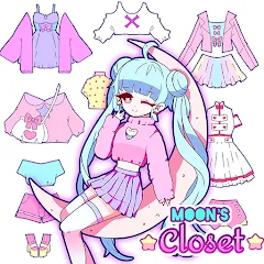 Moon's Closet dress up game MOD на Андроид — Все открыто