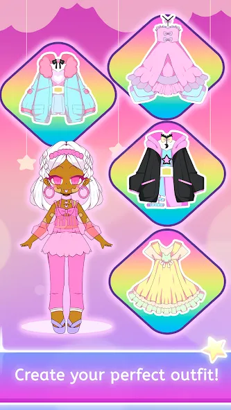 Mimistar dress up chibi doll — скриншот 3