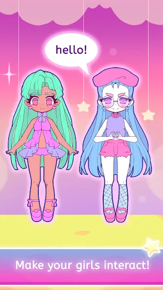 Mimistar dress up chibi doll — скриншот 5
