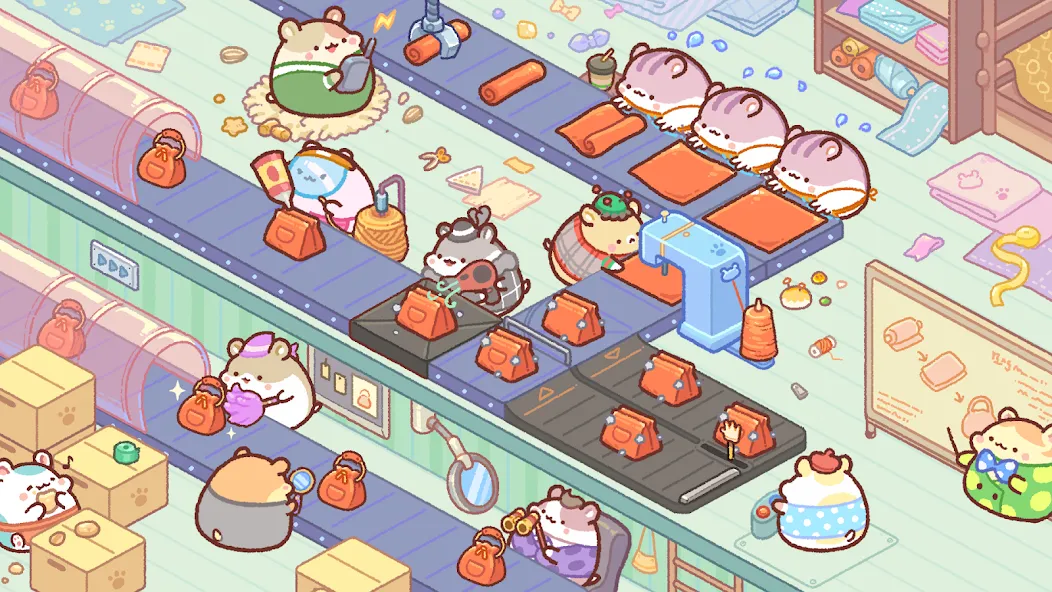 Hamster Bag Factory : Tycoon — скриншот 2