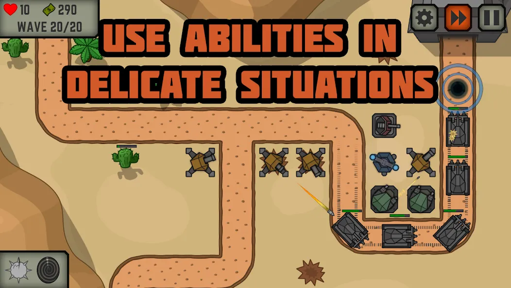 Tactical War: Tower Defense — скриншот 2