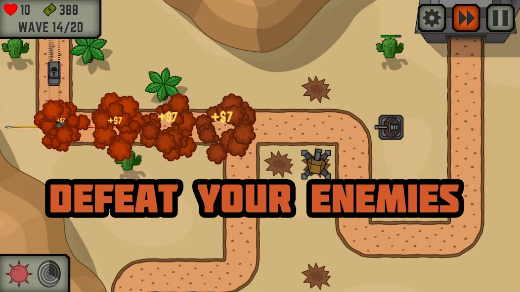 Tactical War: Tower Defense — скриншот 5