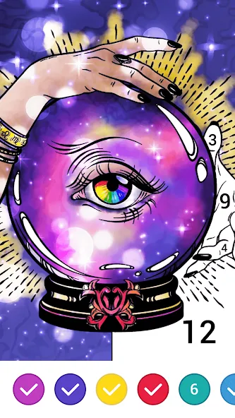 Magic Paint: Color by number — скриншот 4