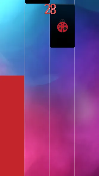 Piano Noir Ladybug Tiles 2 — скриншот 4