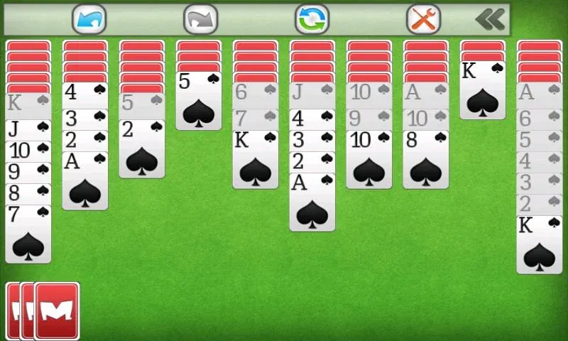 Spider Solitaire — скриншот 3