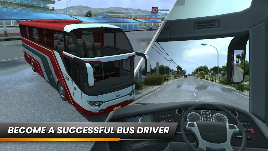 Bus Simulator Indonesia — скриншот 1