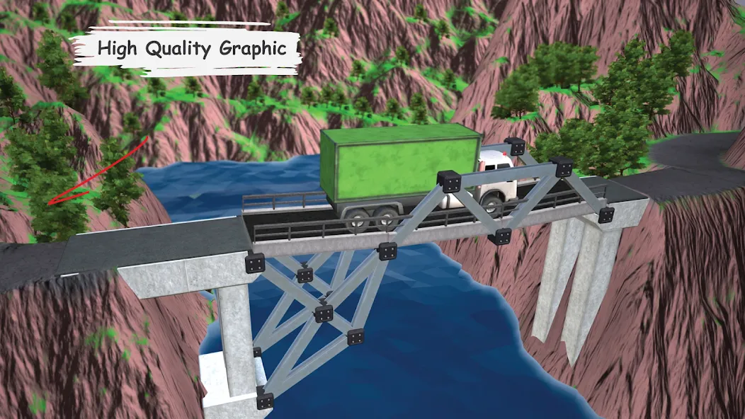 Bridgezz: Bridge Construction — скриншот 1