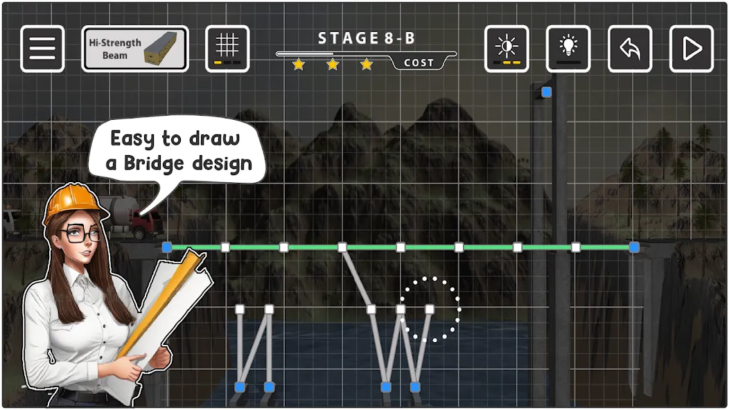 Bridgezz: Bridge Construction — скриншот 3