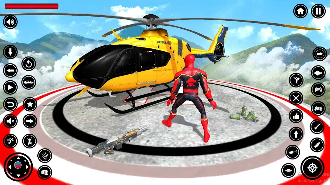 Flying Spider Rope Hero Fight — скриншот 3