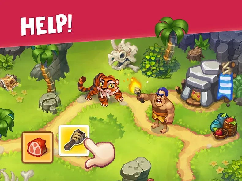 Tribe Dash - Time management — скриншот 1