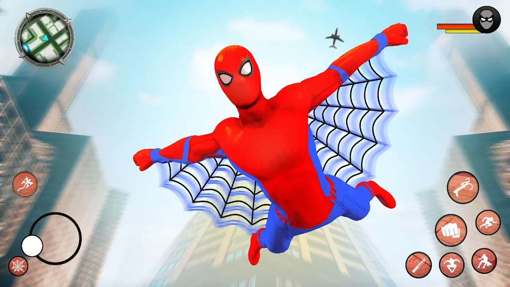 Flying Superhero Robot Games — скриншот 1 Flying Superhero Robot Games — скриншот 1