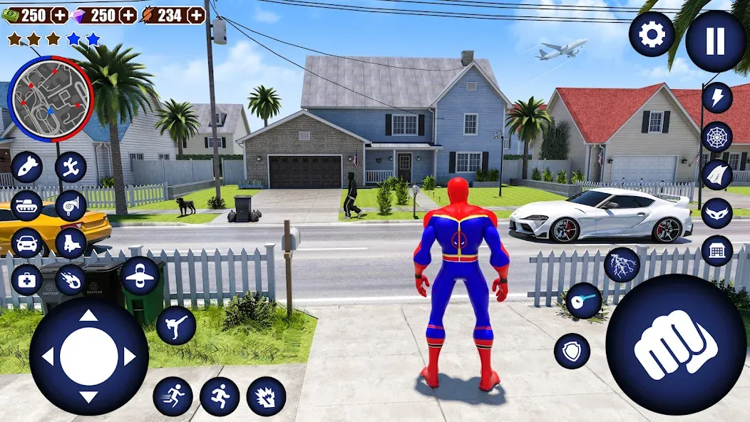 Flying Superhero Robot Games — скриншот 4 Flying Superhero Robot Games — скриншот 4