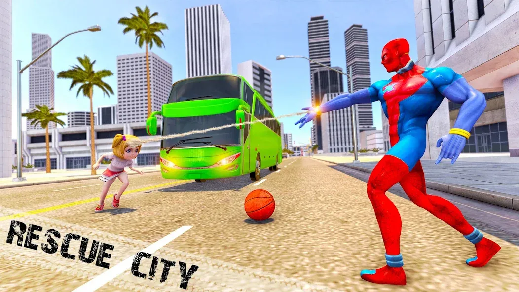 Flying Superhero Robot Games — скриншот 5