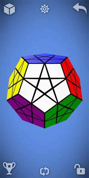 Magic Cube Rubik Puzzle 3D — скриншот 3