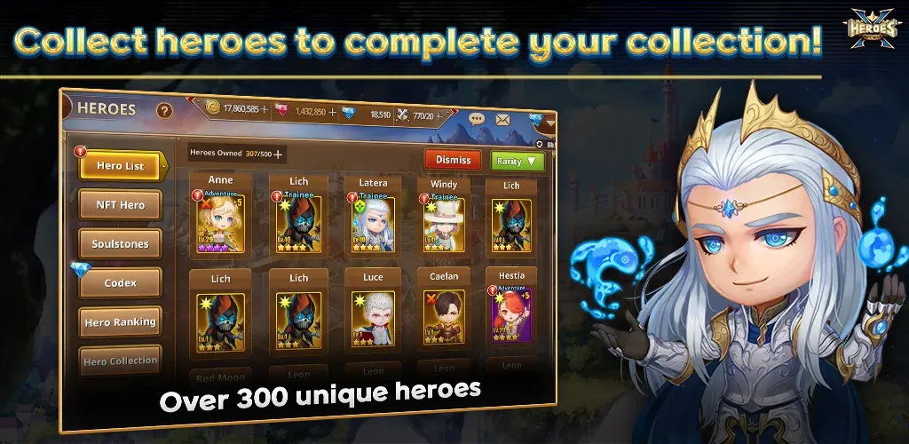 X Heroes: NFT War — скриншот 2