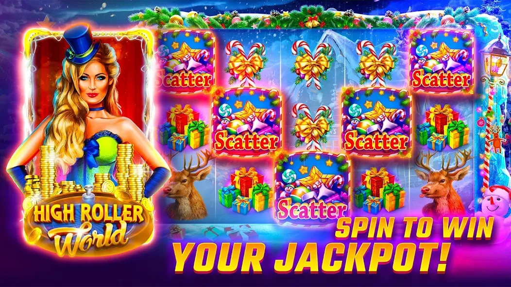 Slots WOW Casino Slot Machine — скриншот 1