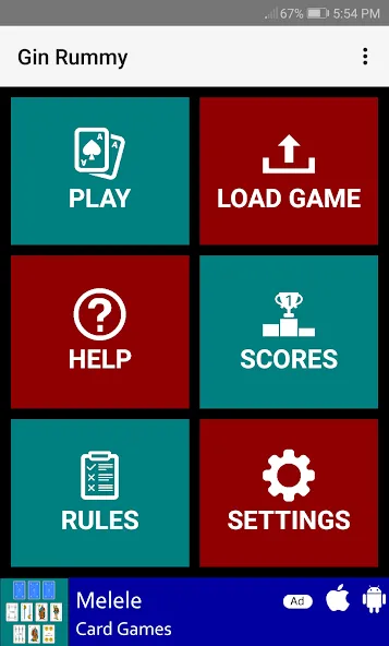 Gin Rummy — скриншот 1