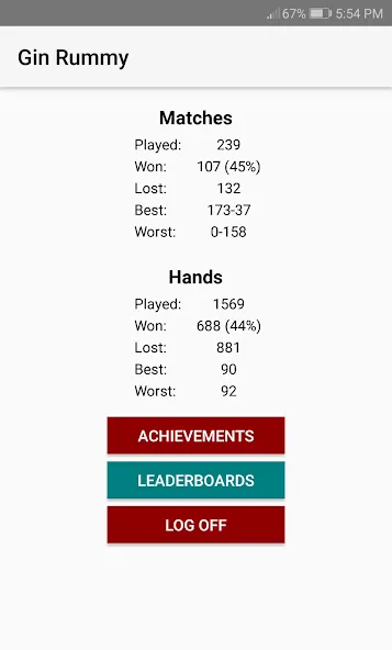 Gin Rummy — скриншот 4