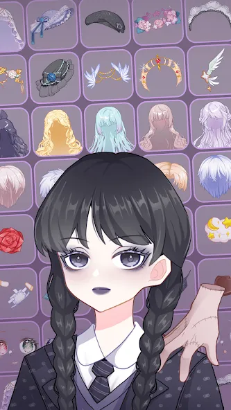 Anime Avatar Maker Creator — скриншот 2 Anime Avatar Maker Creator — скриншот 2