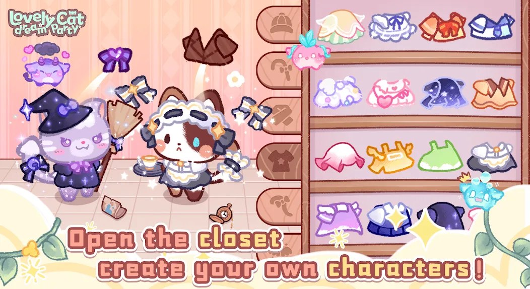 Lovely cat dream party — скриншот 1 Lovely cat dream party — скриншот 1