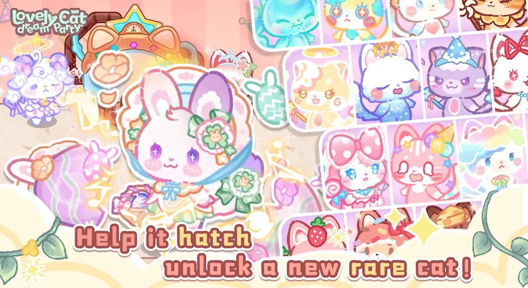 Lovely cat dream party — скриншот 2 Lovely cat dream party — скриншот 2