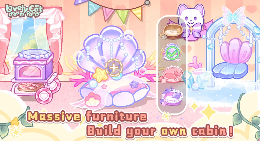 Lovely cat dream party — скриншот 3 Lovely cat dream party — скриншот 3
