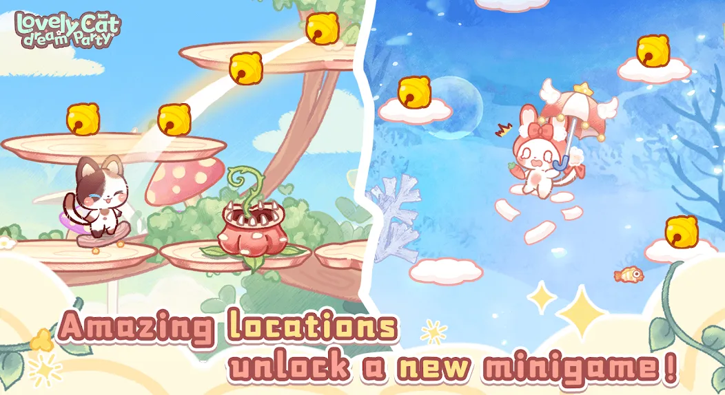 Lovely cat dream party — скриншот 4 Lovely cat dream party — скриншот 4