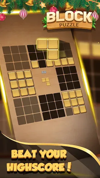 Wood Block Puzzle - Wood crush — скриншот 2