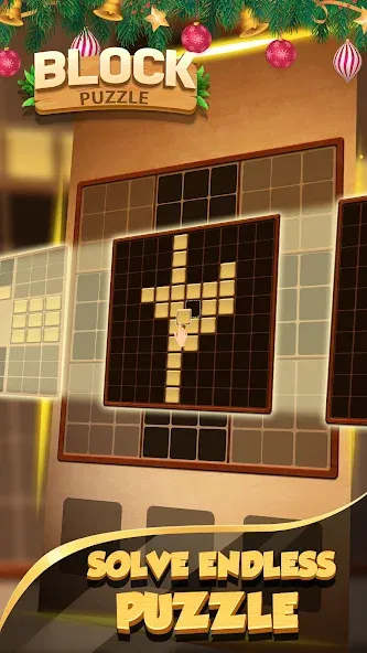 Wood Block Puzzle - Wood crush — скриншот 3