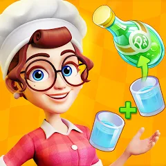 Взлом Merge Cooking:Theme Restaurant — Много денег и энергии