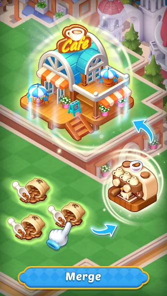 Merge HomeTown: Merge Games — скриншот 2 Merge HomeTown: Merge Games — скриншот 2