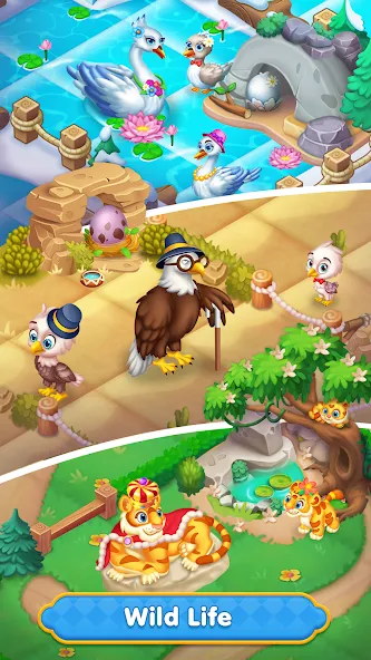 Merge HomeTown: Merge Games — скриншот 3 Merge HomeTown: Merge Games — скриншот 3