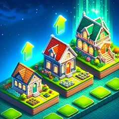 Скачать Merge HomeTown: Merge Games на Android — Много денег