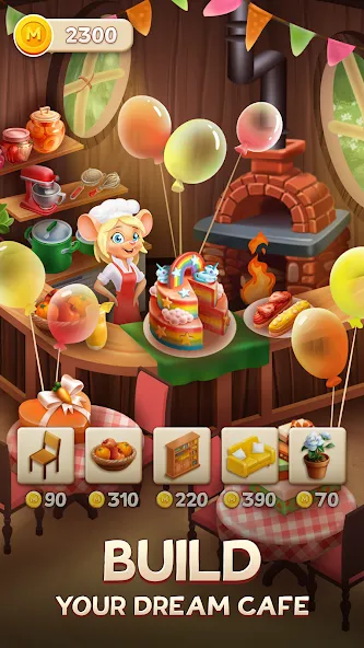 Merge Inn - Cafe Merge Game — скриншот 1