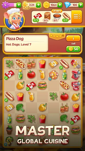 Merge Inn - Cafe Merge Game — скриншот 4