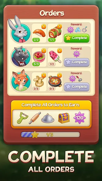 Merge Inn - Cafe Merge Game — скриншот 5