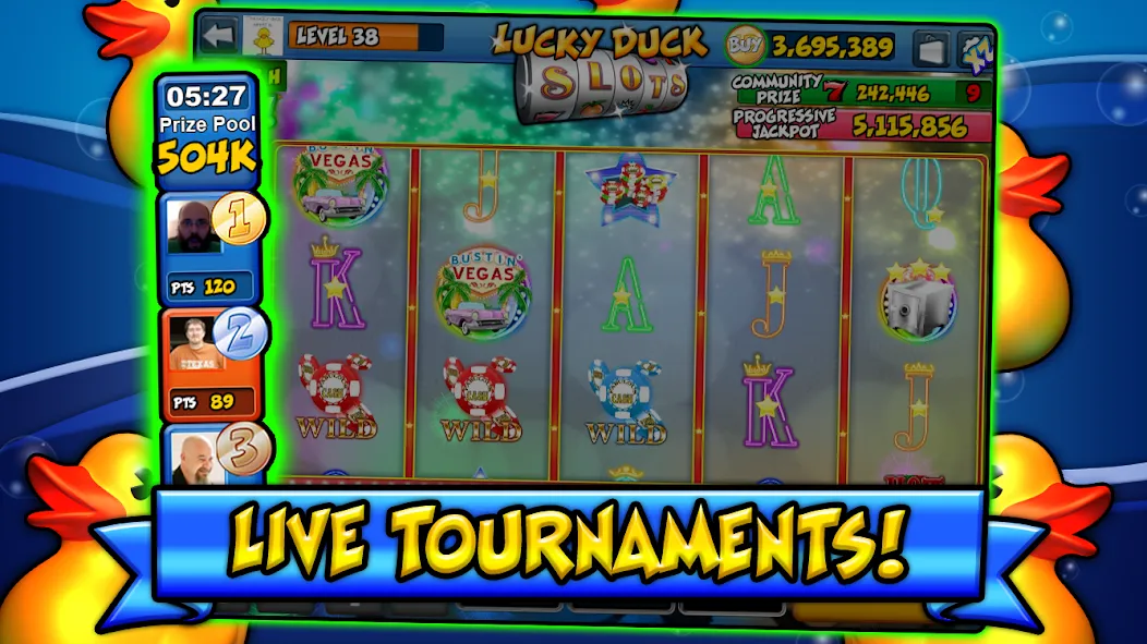 Lucky Duck Slots — скриншот 3