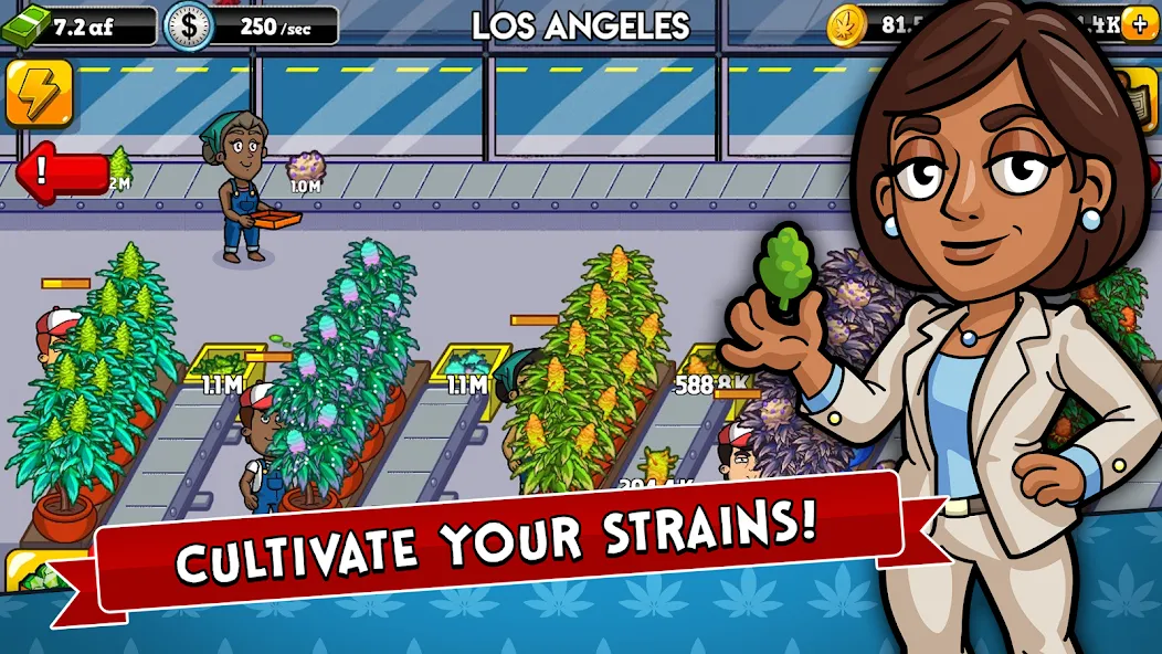 Weed Inc: Idle Tycoon — скриншот 1