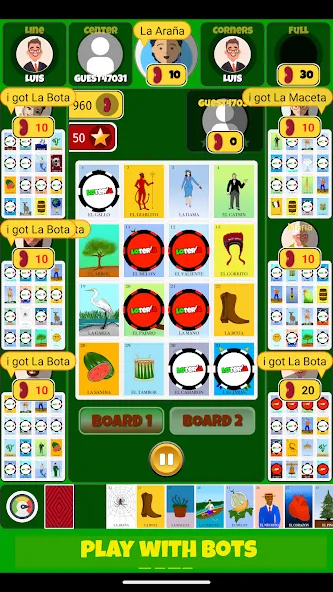 Loteria Mexicana Game — скриншот 1