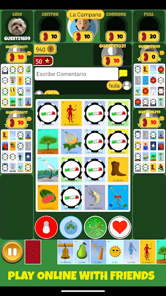 Loteria Mexicana Game — скриншот 2