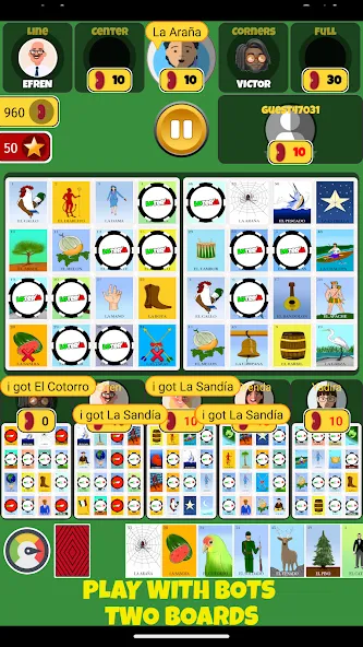 Loteria Mexicana Game — скриншот 3