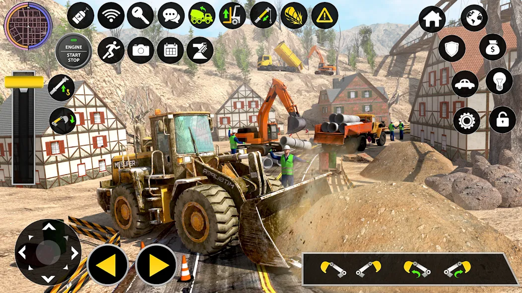 Construction Excavator Game 3D — скриншот 3
