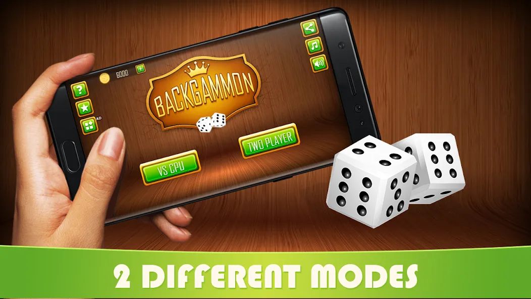 Backgammon board game - Tavla — скриншот 3 Backgammon board game - Tavla — скриншот 3
