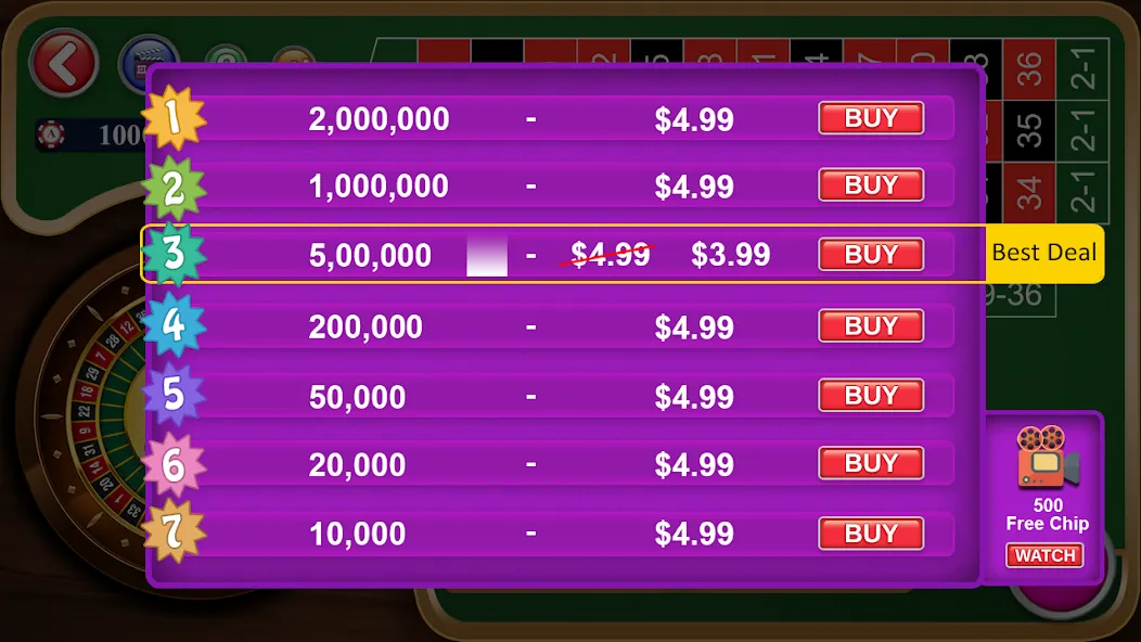 Roulette Casino Royale — скриншот 5