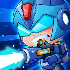 Скачать Metal Gun - Cyber Soldier на Андроид — Много денег и бессмертие