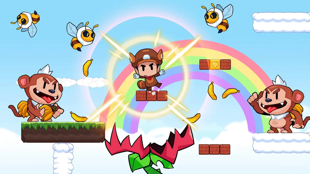Super Meno - Jungle Platform — скриншот 2 Super Meno - Jungle Platform — скриншот 2